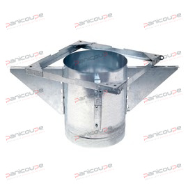 For cylindrical conduit. Supplied with mounting brackets.<BR/>For STELAIR: 500 and 560 - Ø duct min: 400 - Ø duct max: 710 STELAIR TURRET MOUNTING FRAMES product photo